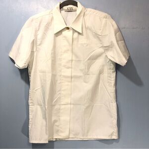 American Airlines White Stewardess Blouse